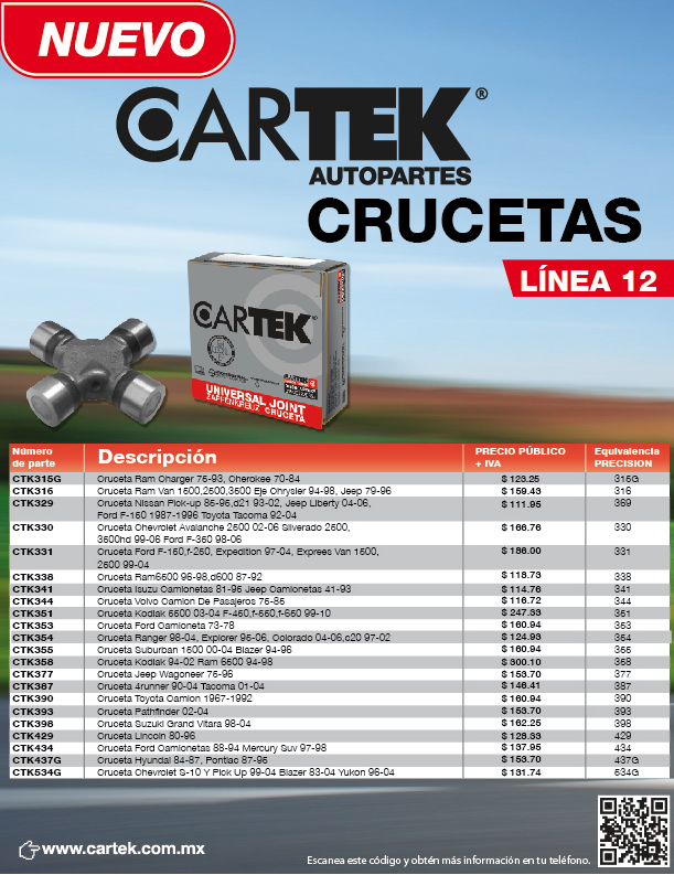 CRUCETAS CARTEK