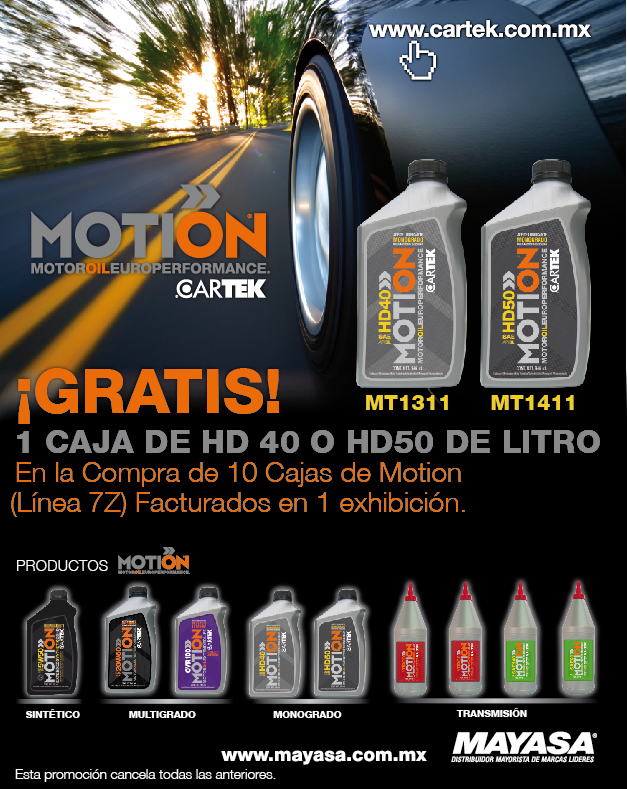 Promoción Lubrcantes Motion
