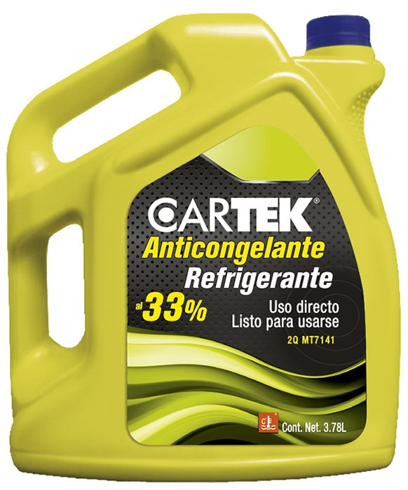 ANTICONGELANTE REFRIGERANTE CARTEK AL 33%