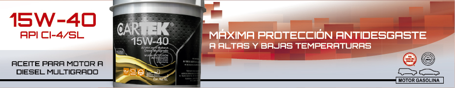 LUBRICANTE 15W-40 DIESEL MULTIGRADO CARTEK