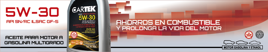 LUBRICANTE 5W-30 MULTIGRADO CARTEK
