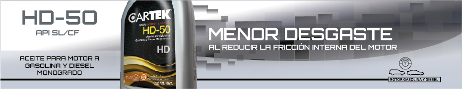 LUBRICANTE HD-50 MONOGRADO CARTEK