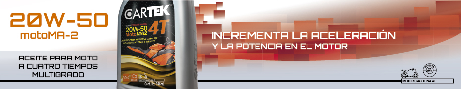 LUBRICANTE PARA MOTOCICLETAS A CUATRO TIEMPOS