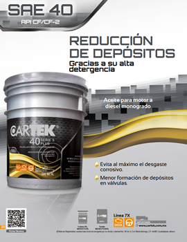 FICHA TÉCNICA LUBRICANTE SAE 40 DIESEL MONOGRADO