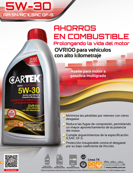FICHA TÉCNICA LUBRICANTE 5W-30 MULTIGRADO