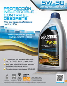 FICHA TÉCNICA LUBRICANTE 5W-30