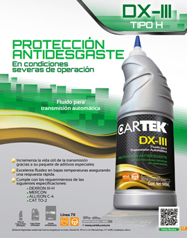FICHA T&Eacute;CNICA LUBRICANTE DX-III TRANSMISIONES