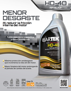 FICHA TÉCNICA LUBRICANTE HD-40 MONOGRADO