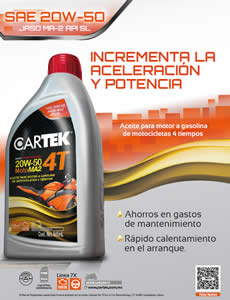 FICHA TÉCNICA LUBRICANTE PARA MOTOCICLETA
