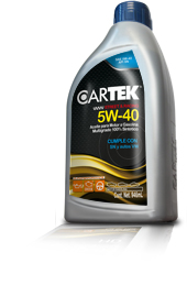 LUBRICANTE 5W-40 100% SINTETICO CARTEK