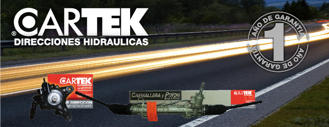 CREMALLERAS Y BOMBAS DE DIRECCIÓN CARTEK
